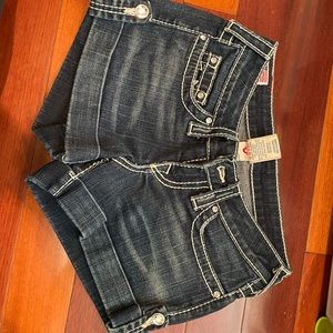 True religion Jean shorts